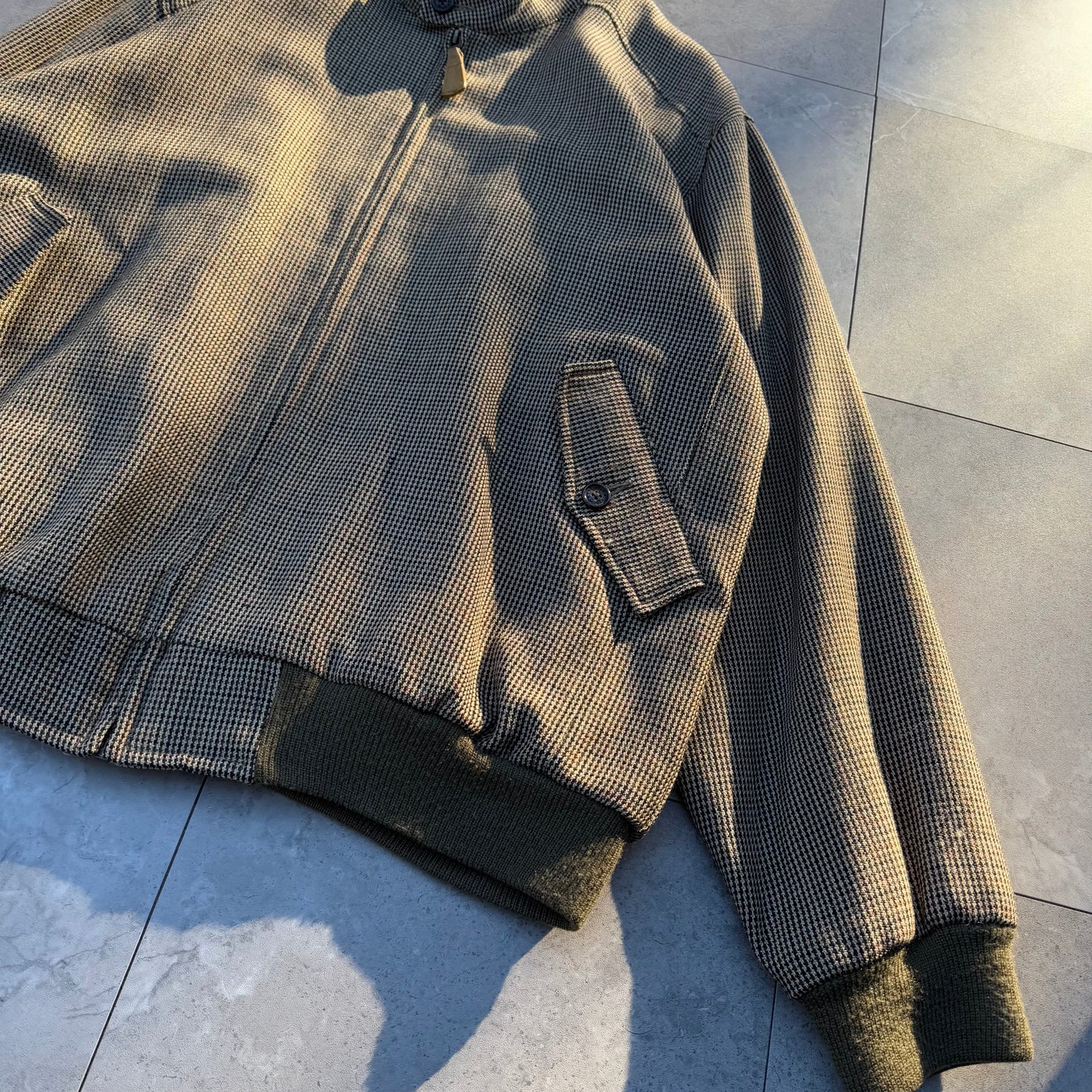 00s Orvis Houndstooth Wool Harrington Jacket KiiChain Clothing