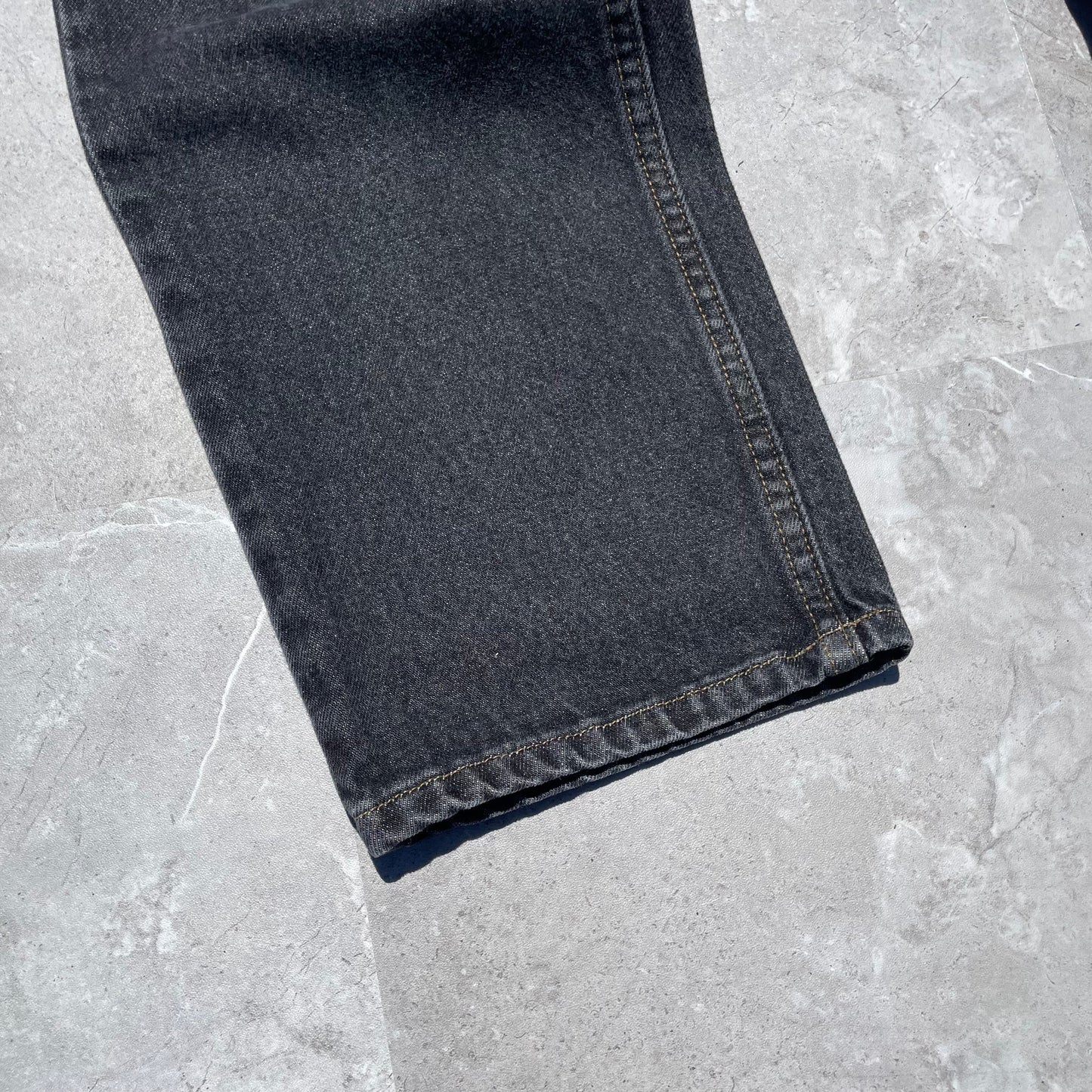 90s L.L. Bean Black Denim 35x34 KiiChain Clothing