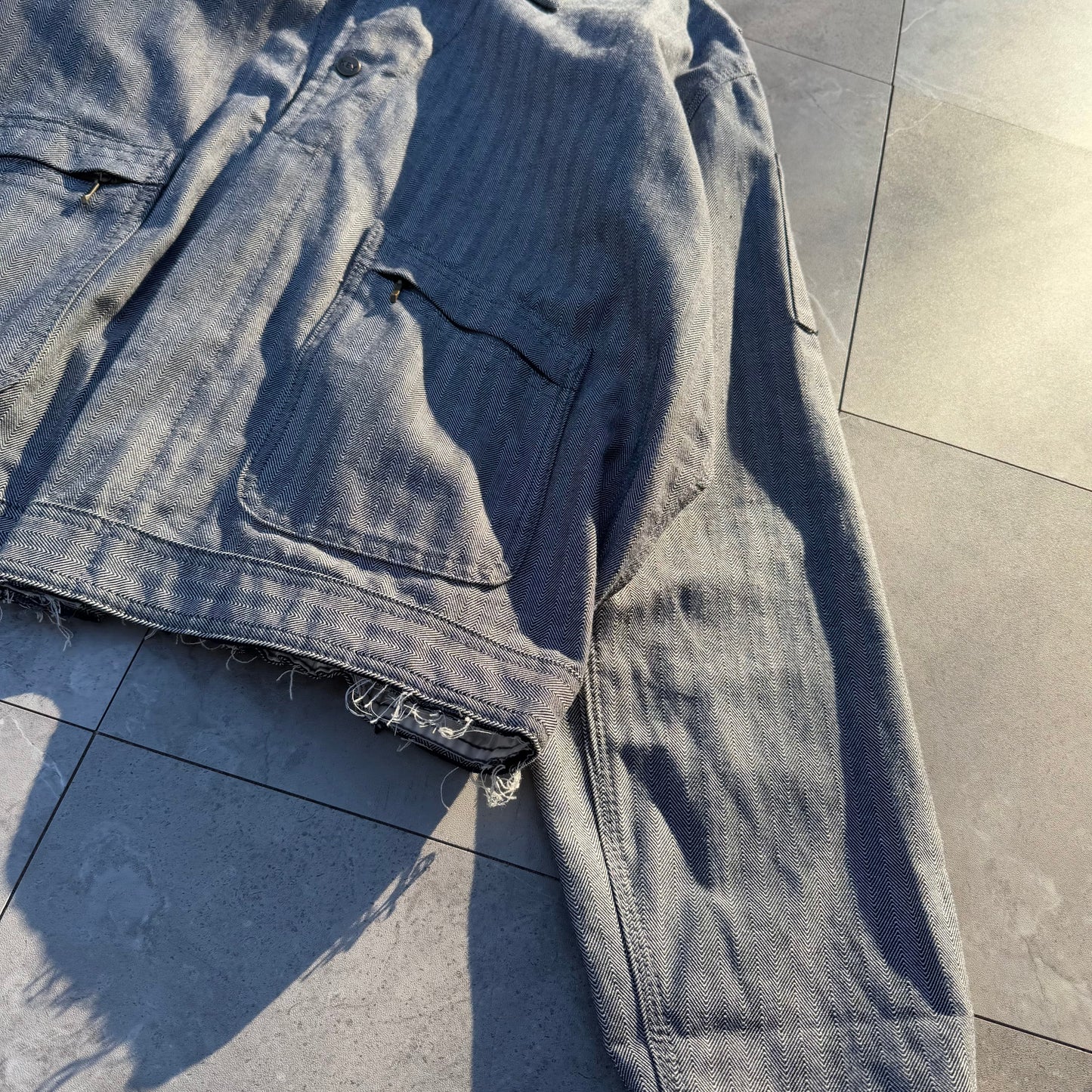 00s Key Herringbone Cropped Jacket KiiChain Clothing