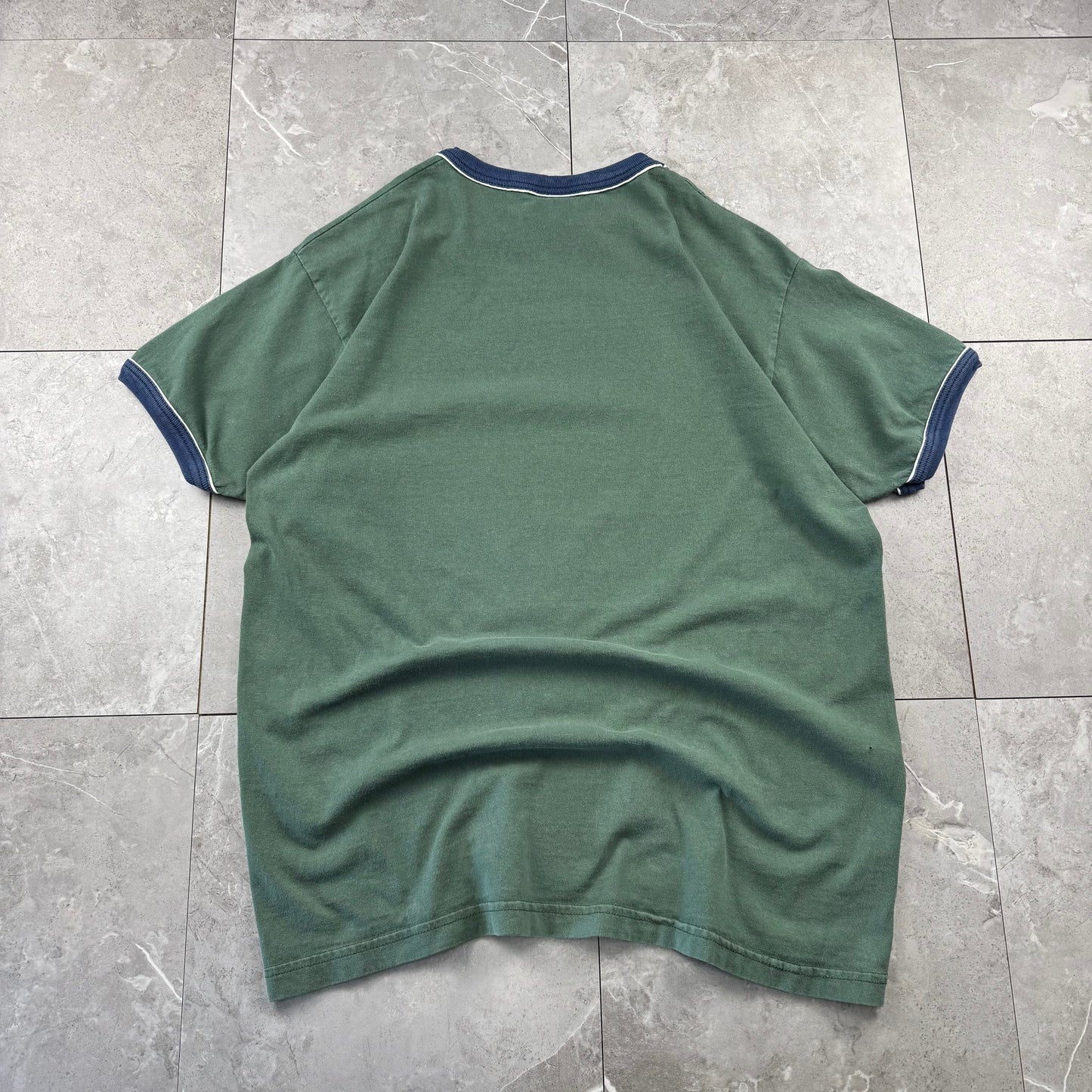 90s-00s Levi’s Green Heavyweight Made in USA Ringer T-Shirt