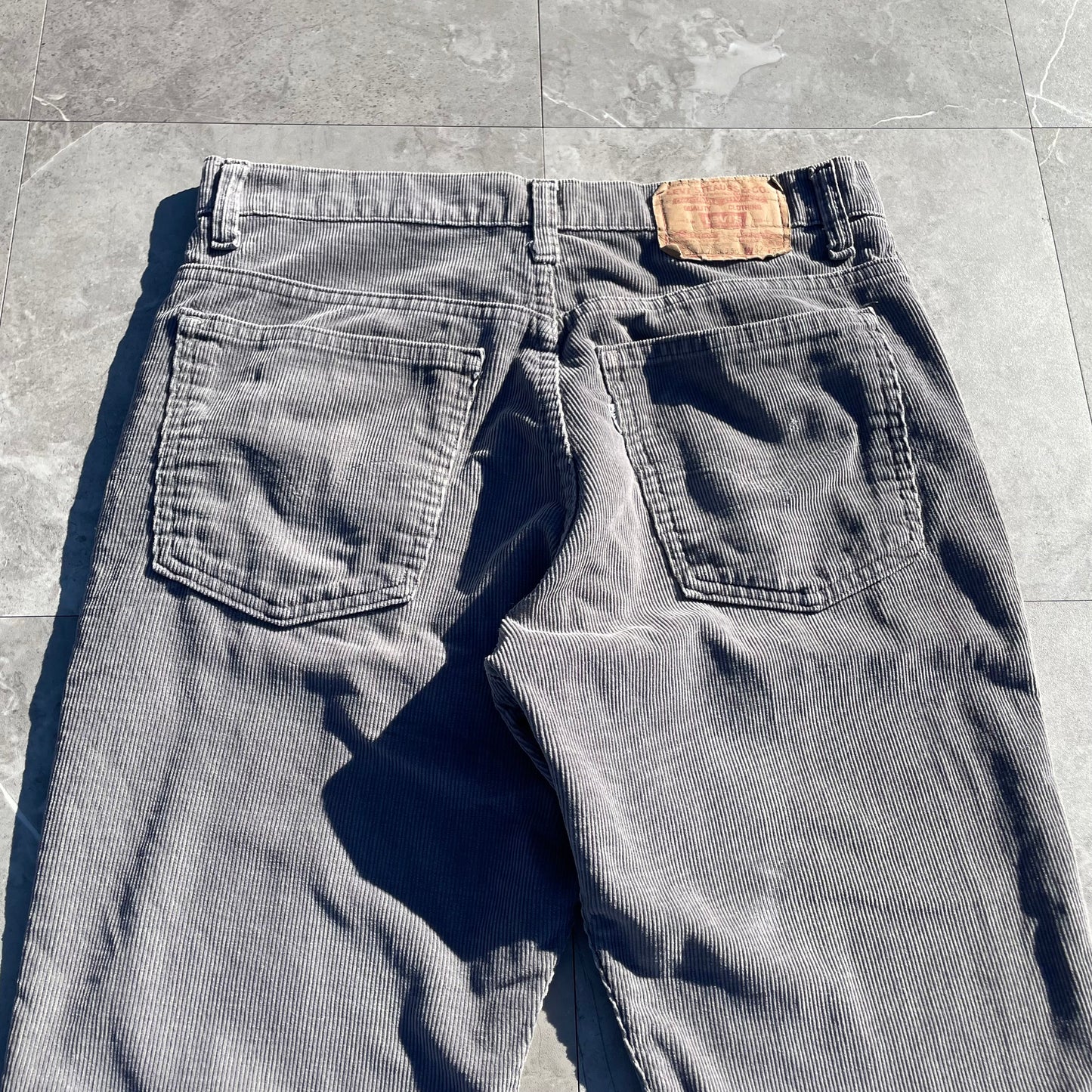 70s-80s Levi's 517 Made in USA 42 Talon Zipper Corduroy Flared Pants 32x32 KiiChain Clothing