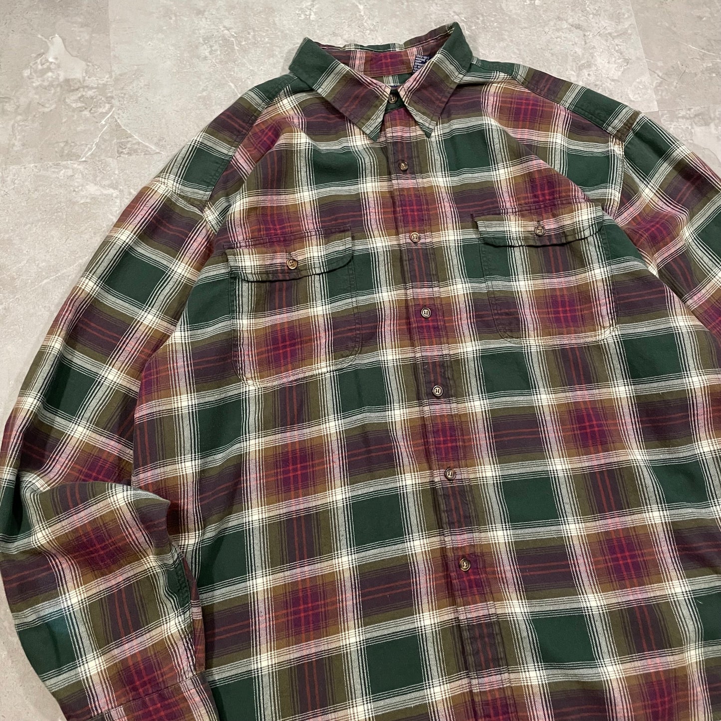 90s Old Gap Checkered Flannel Shirt KiiChain Clothing