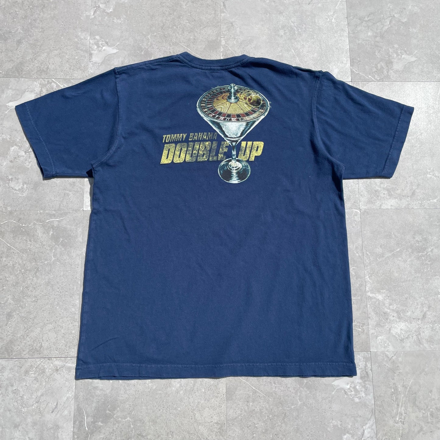 00s Tommy Bahama Double Up Graphic T-Shirt KiiChain Clothing