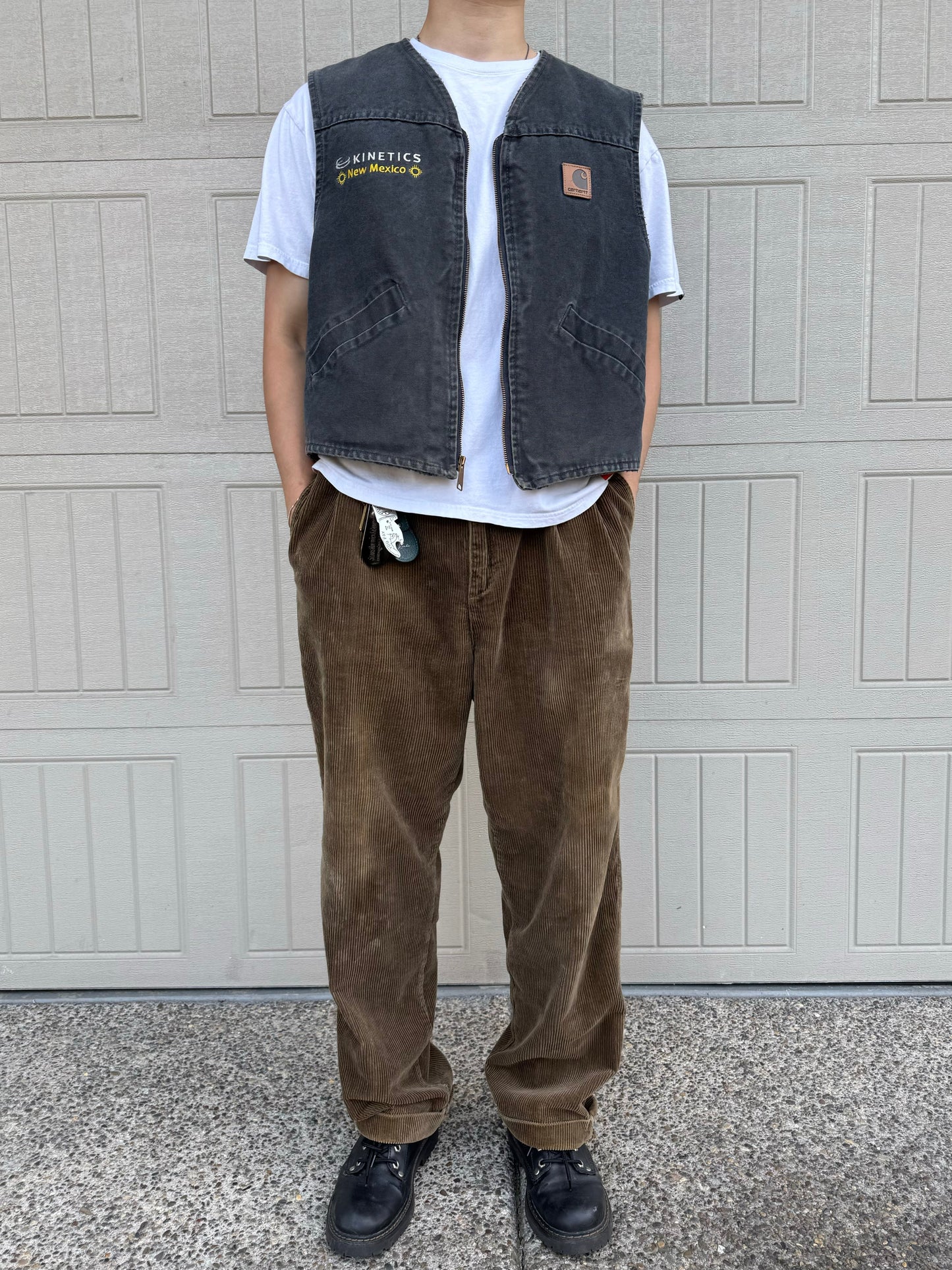 00s Carhartt Kinetics New Mexico Pile-Lined Duck Vest KiiChain Clothing