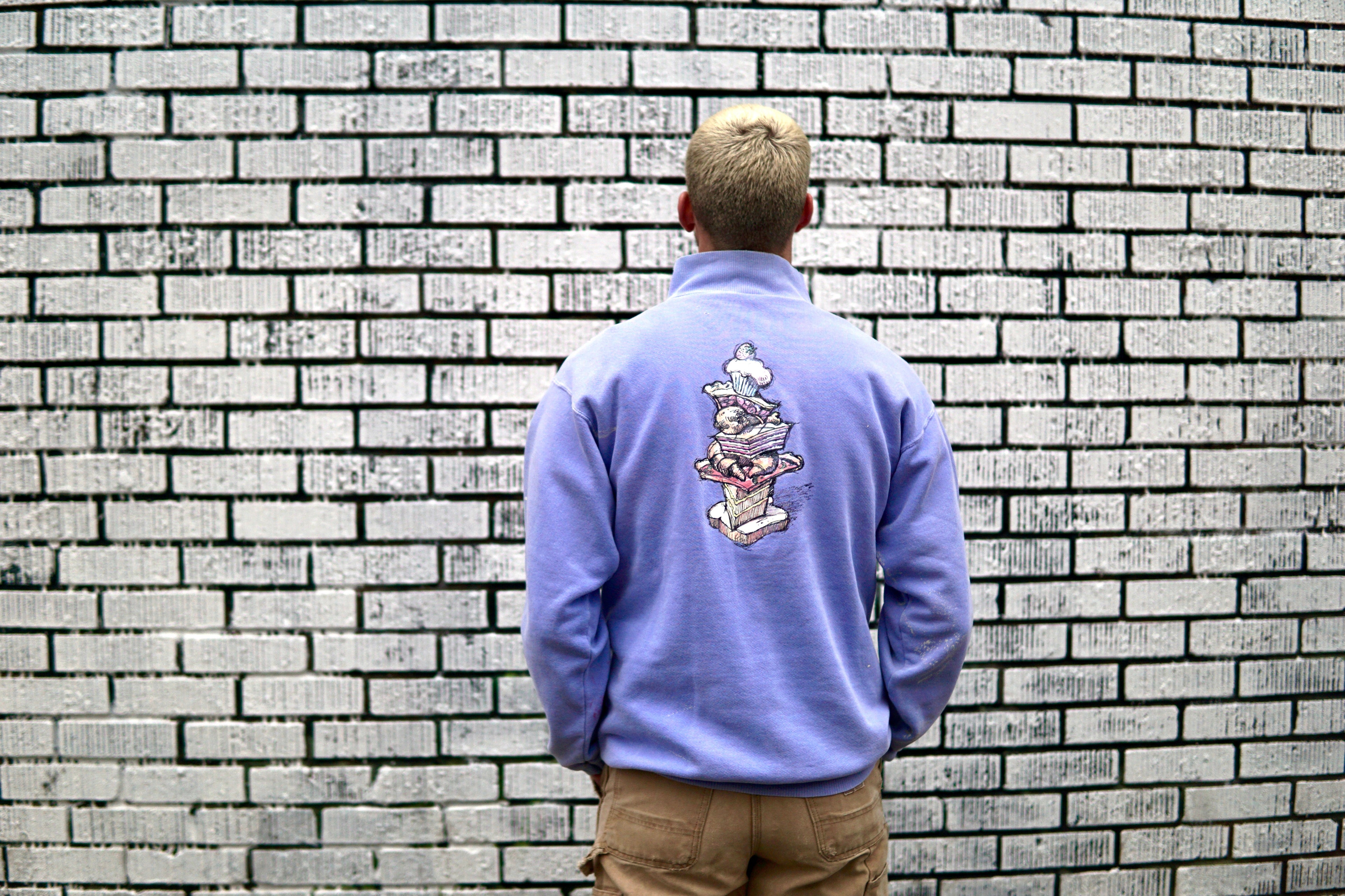 90s Authentic Pigment Painters Half-Zip Sweater KiiChain