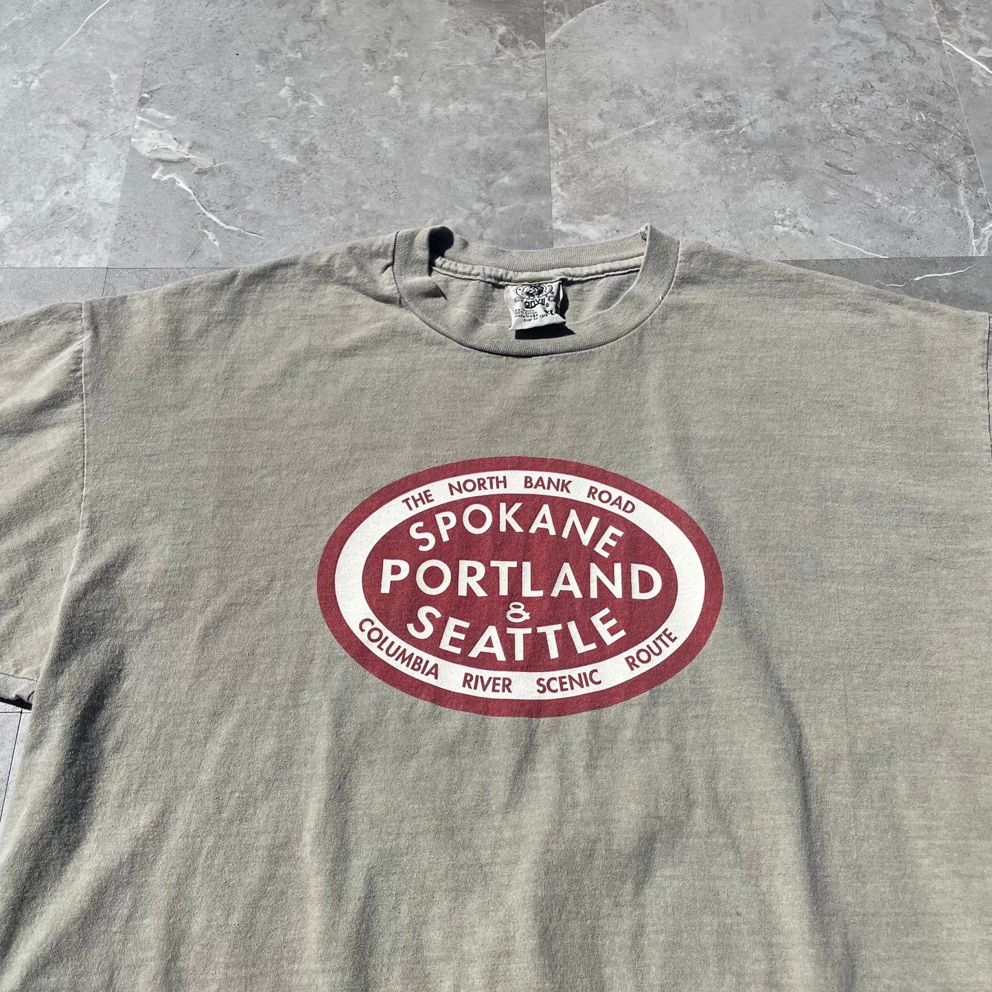 80s-90s Anvil Spokane Portland & Seattle Single Stitch Made in USA T-Shirt KiiChain Clothing