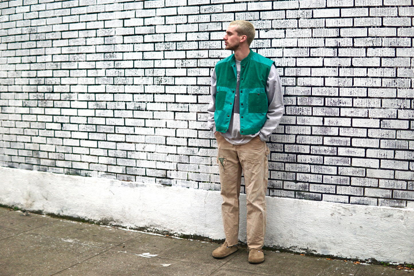 90s Unknown Hand Crafted Corduroy Tech Vest