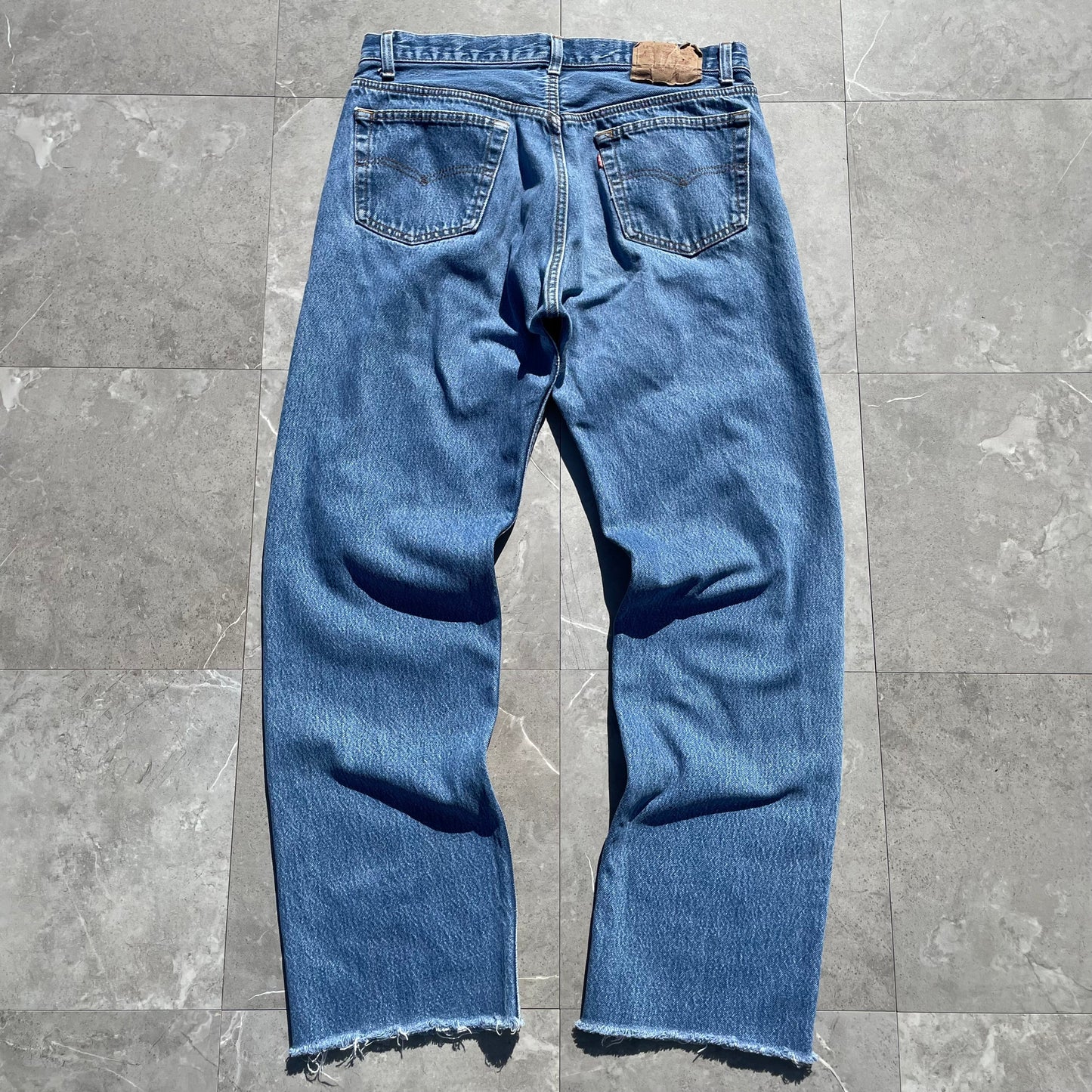 90s Levi's 501xx Made in USA Cropped Denim 36x38 KiiChain Clothing