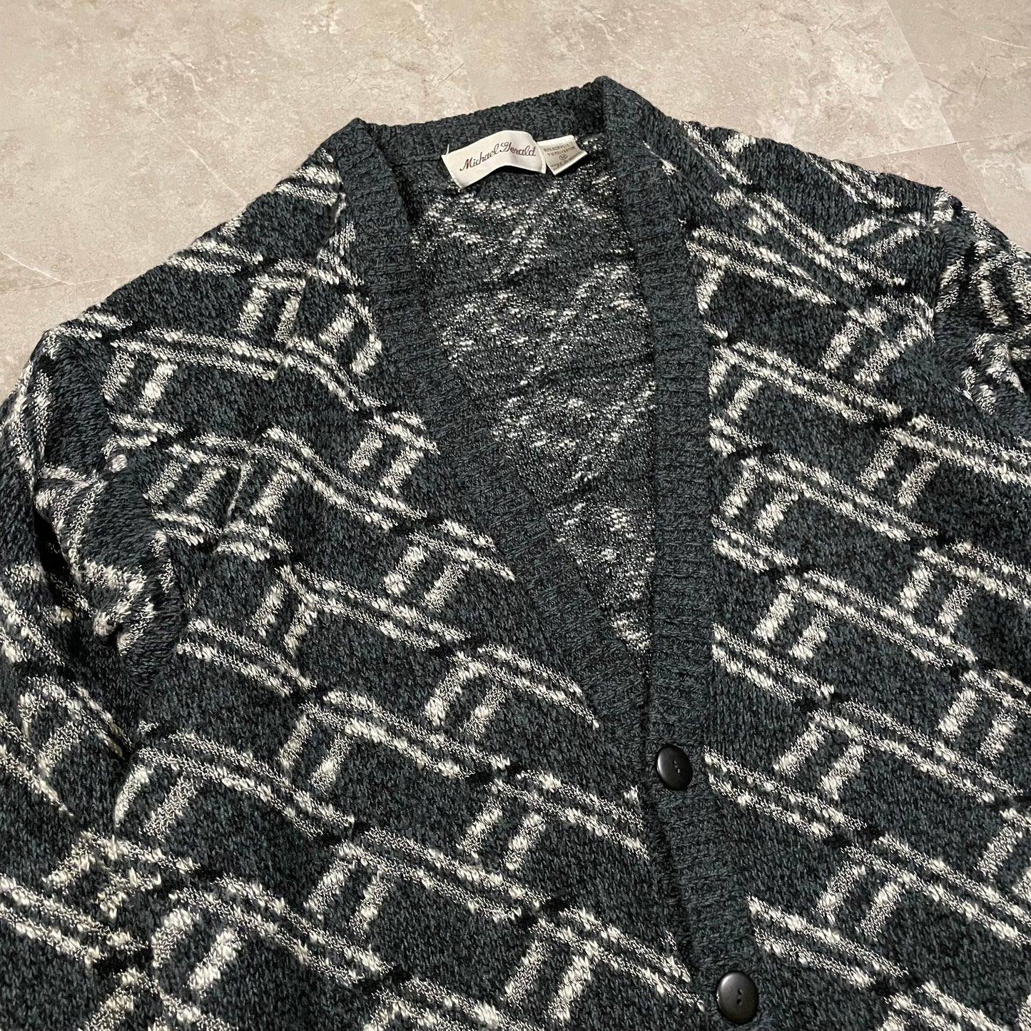 90s Michael Gerald Acrylic Cardigan KiiChain Clothing
