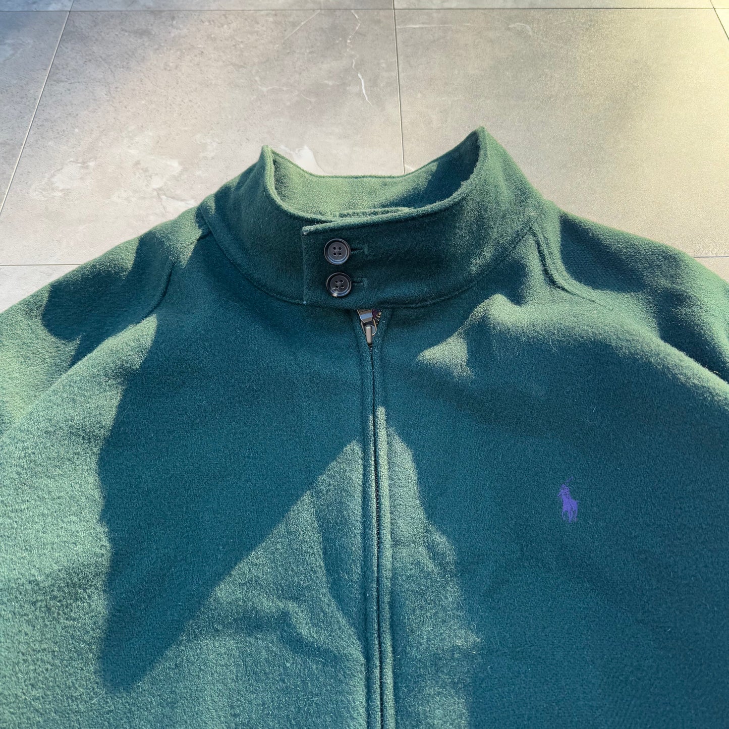 90s-00s Ralph Lauren Wool Harrington Jacket KiiChain Clothing