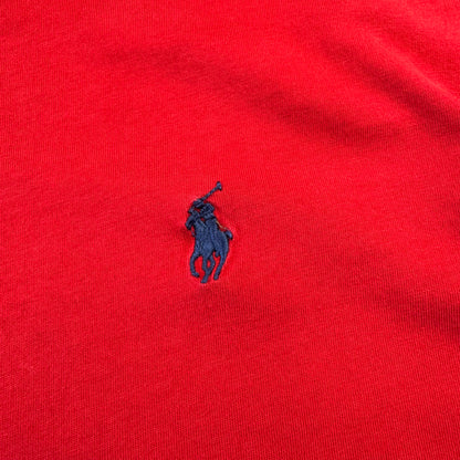 90s Polo by Ralph Lauren Red Logo Single Stitch T-Shirt
