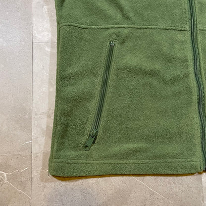 00s Columbia Green Zip Fleece Vest