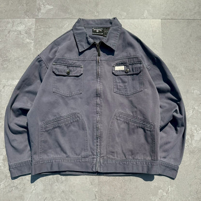 90s-00s RocaWear Gray Dual Pocket Jacket