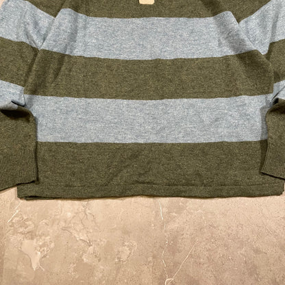 00s J.Crew Merino Wool Polo Sweater