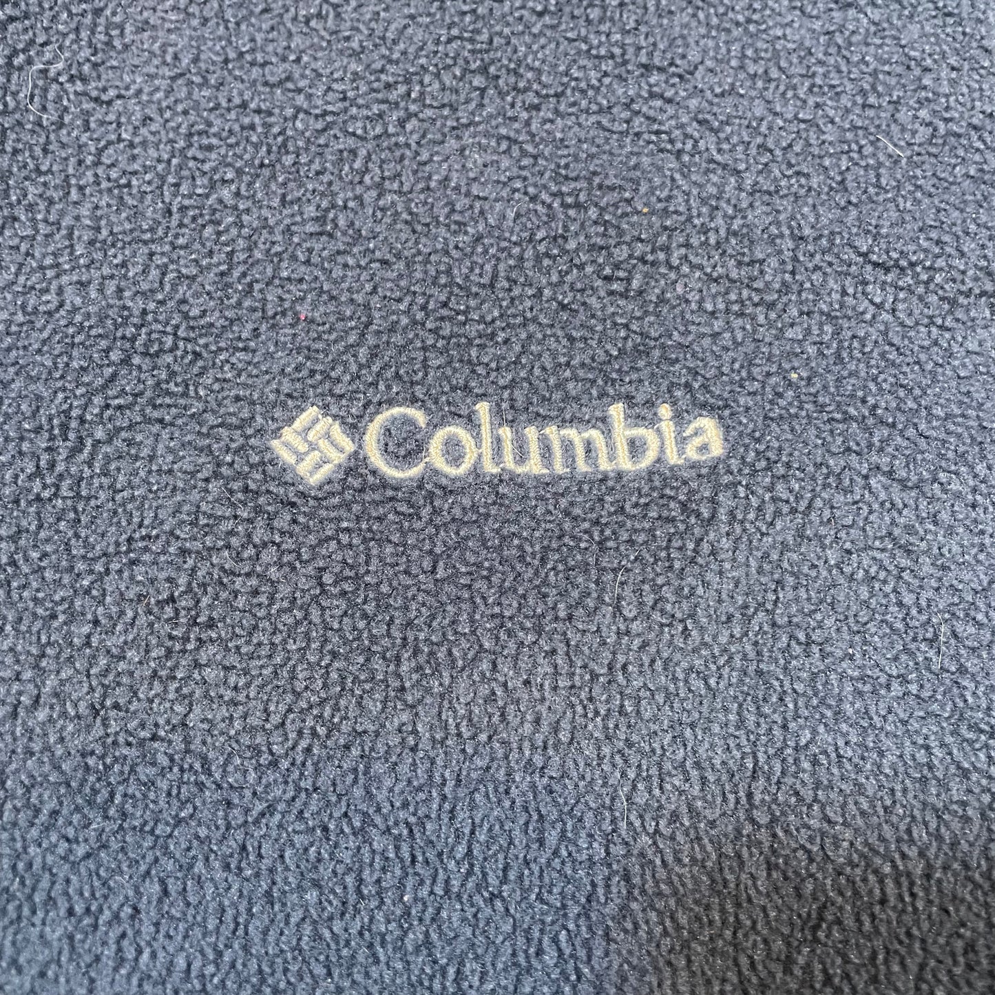 00s Columbia Navy Zip Fleece Vest