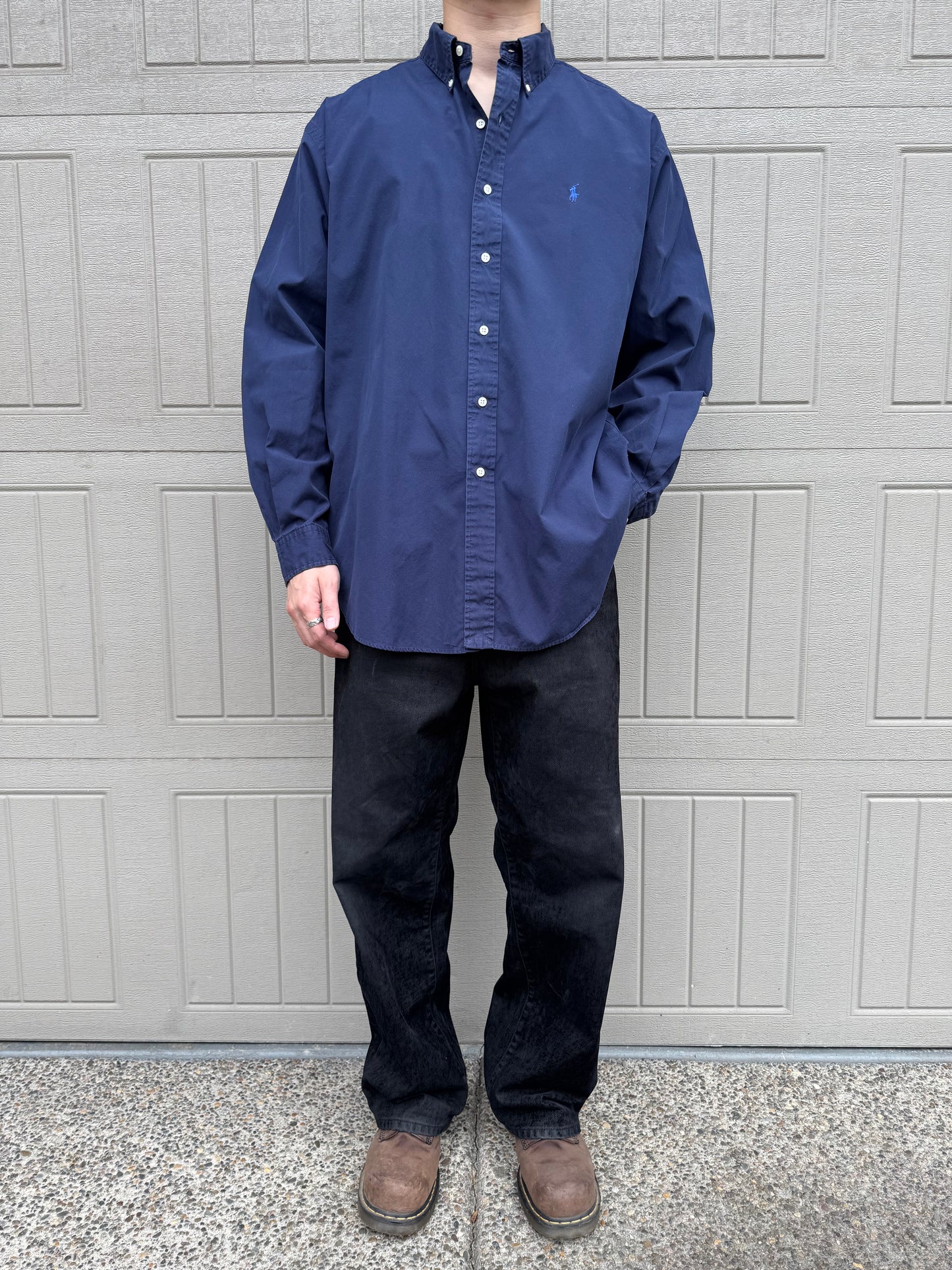 00s Ralph Lauren “Blake” Navy Button Down Shirt