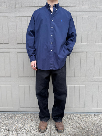 00s Ralph Lauren “Blake” Navy Button Down Shirt