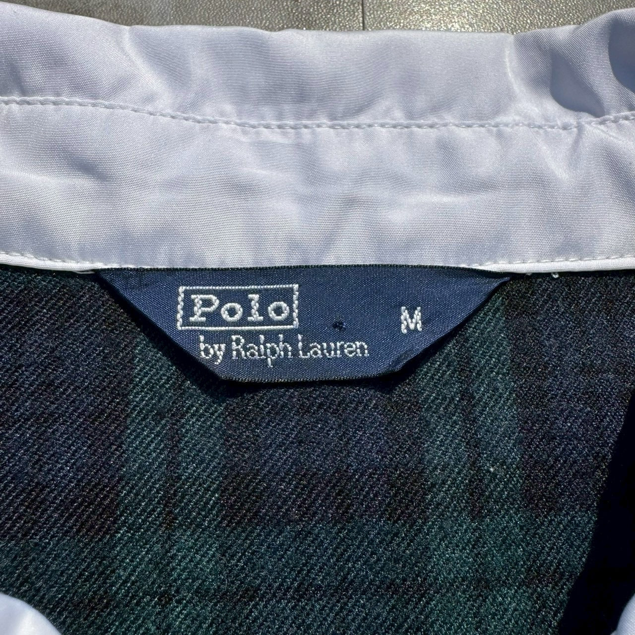 90s Ralph Lauren Rare White Polyester Flannel Lined Swing Top Jacket