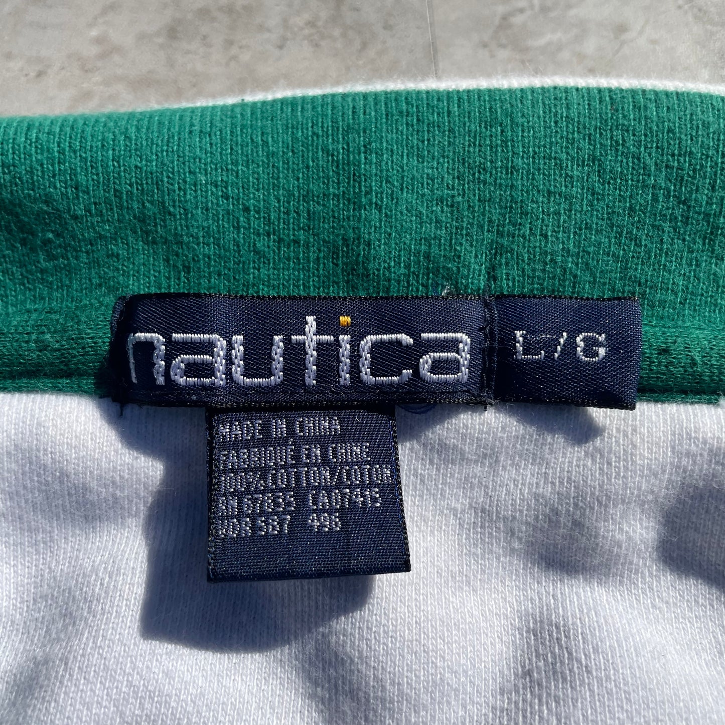 90s Nautica Off-Center Half-Zip Pullover