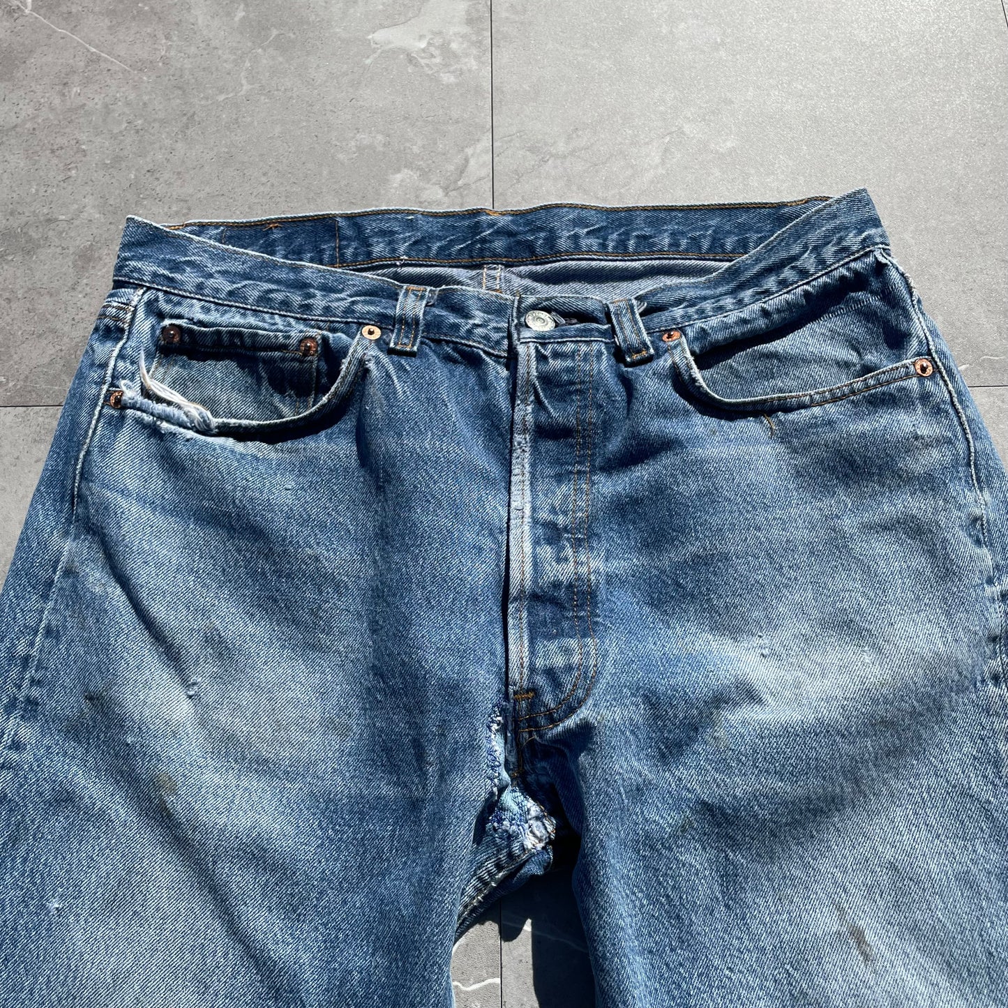 90s Levi's 501xx Made in USA Denim 35x36