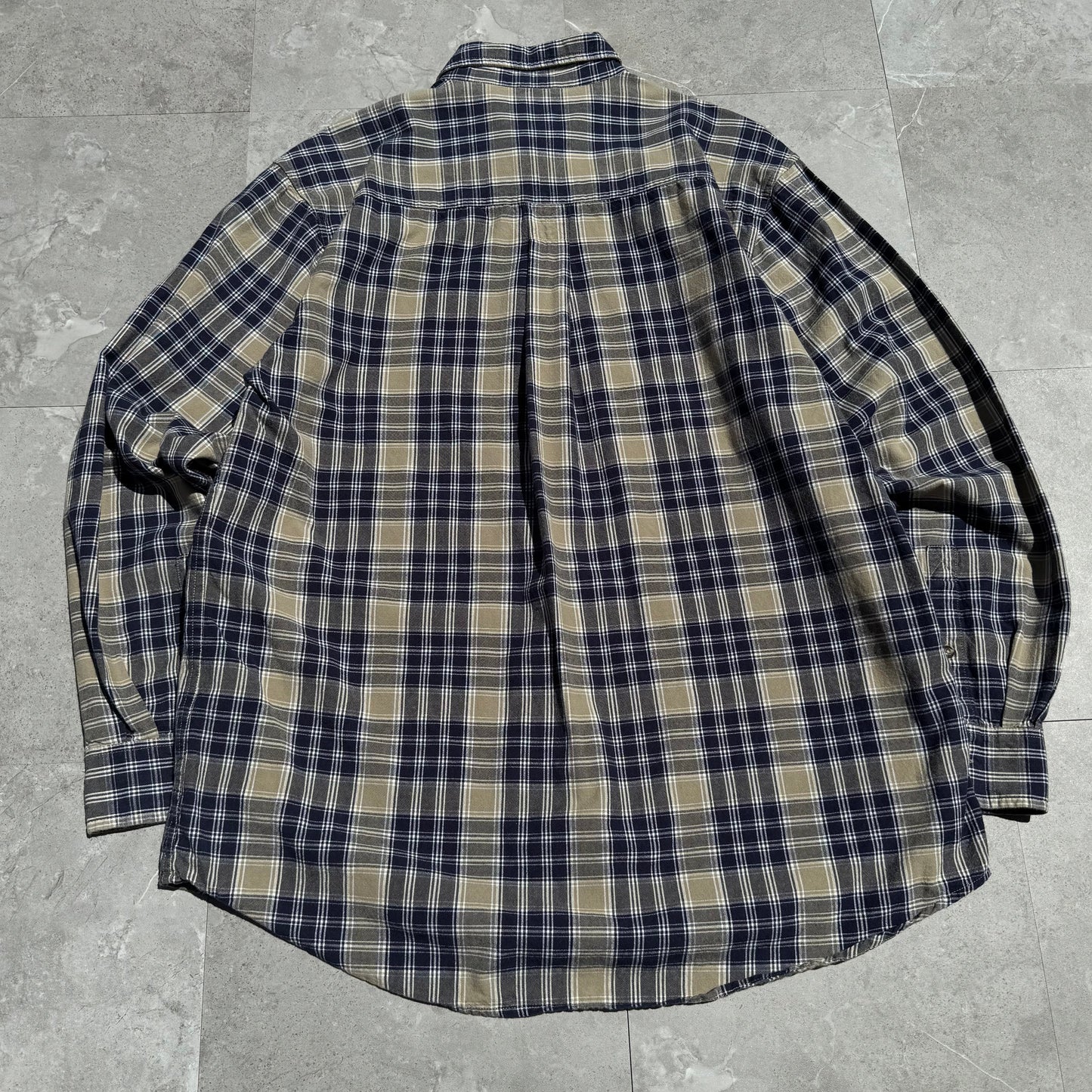 90s Timberland Faded Checkered Long Sleeve Shirt KiiChain Clothing