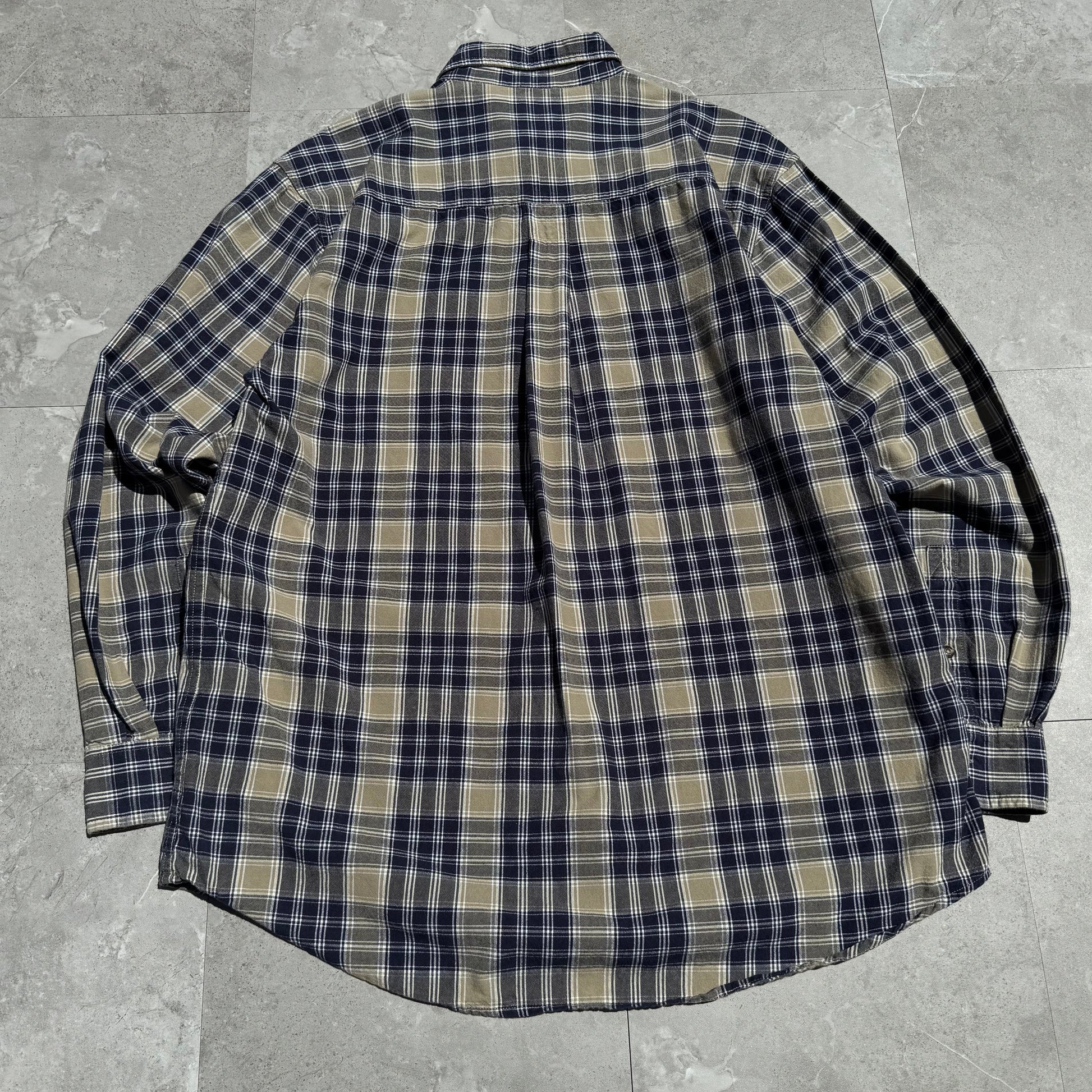 90s Timberland Faded Checkered Long Sleeve Shirt KiiChain Clothing