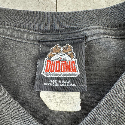 90s DaDawg Made in USA Black Bulldog Graphic Tee