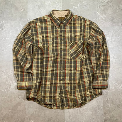 90s St John’s Bay Plaid Flannel Button Down Shirt