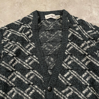 90s Michael Gerald Acrylic Cardigan