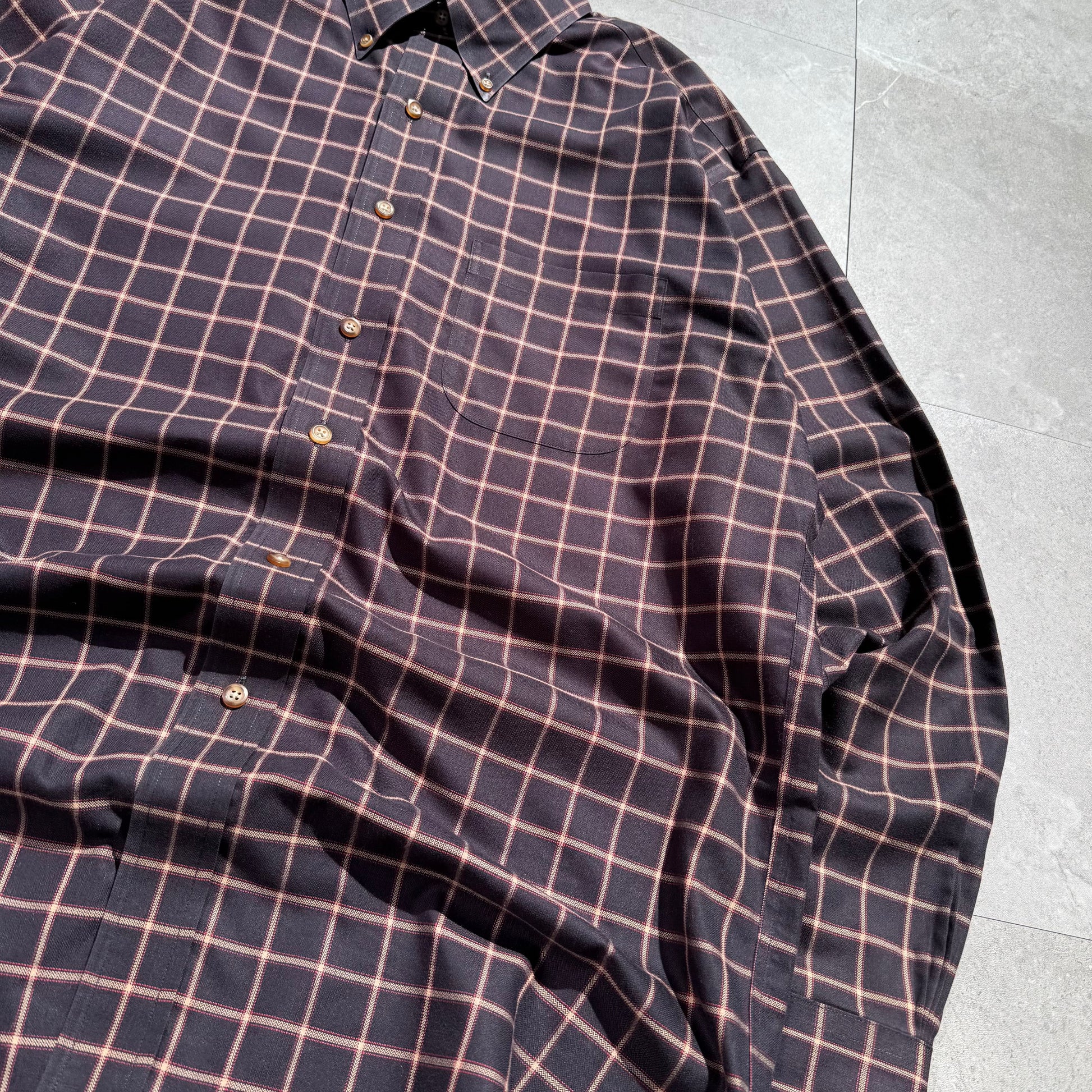 00s Brooks Brothers 346 Non-Iron Box Checkered Button Down Shirt KiiChain Clothing