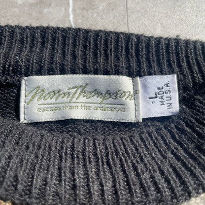 90s Norm Thompson Made in USA Design Knit