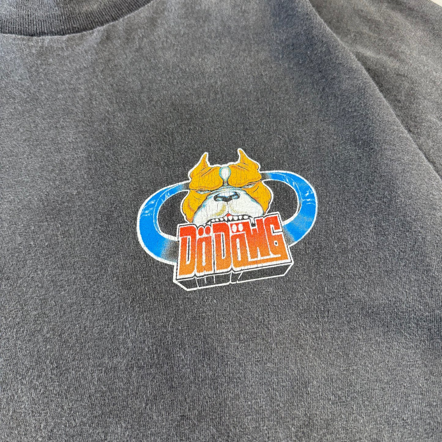 90s DaDawg Made in USA Black Bulldog Graphic Tee