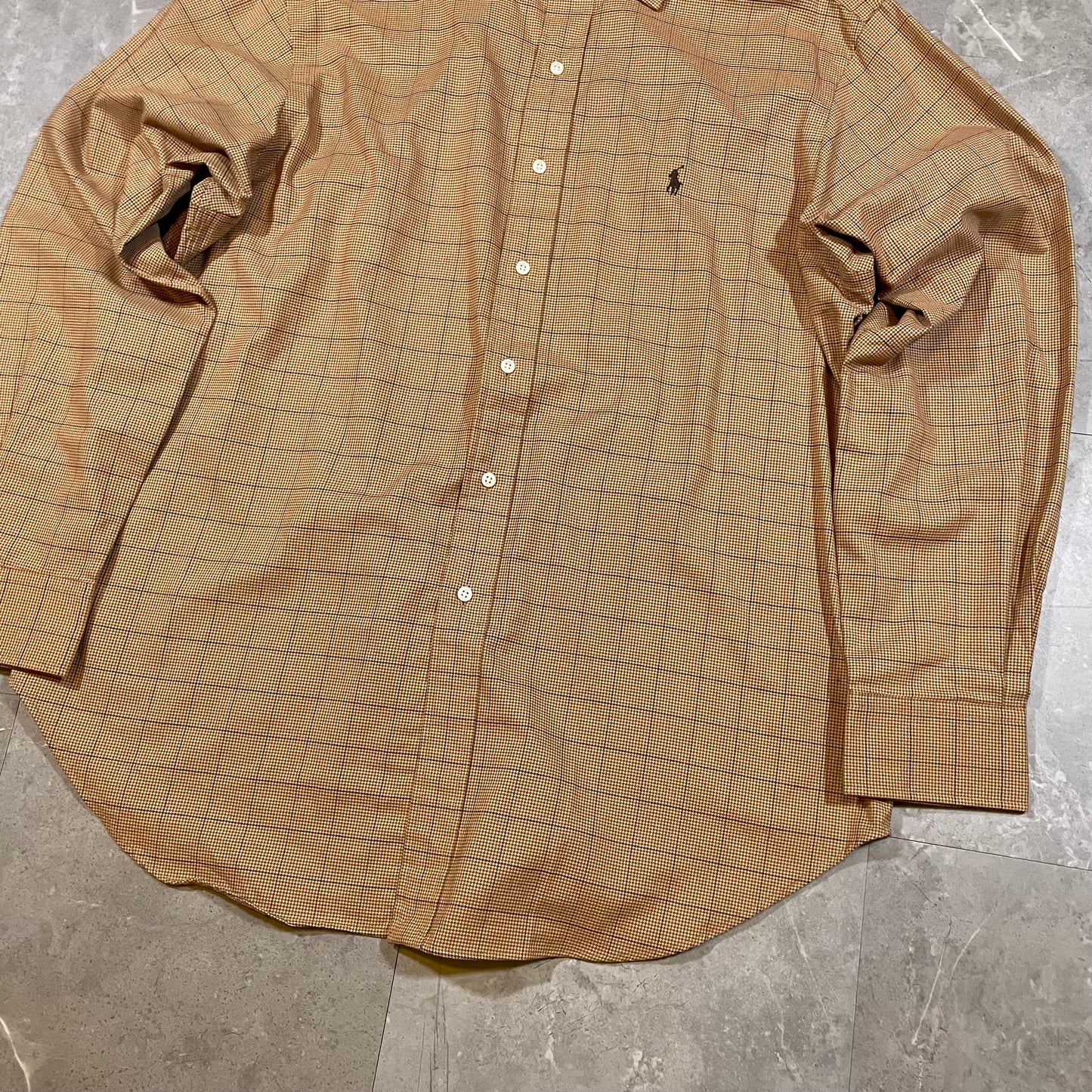 90s Ralph Lauren Brown Checkered Shirt