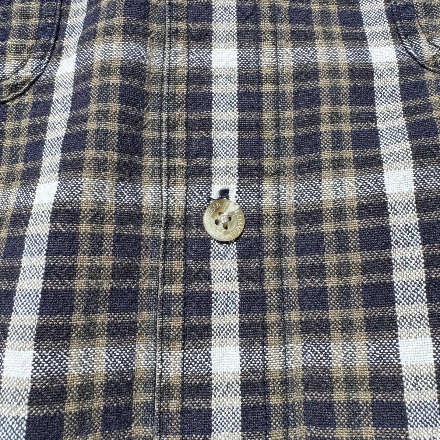 00s Columbia Checkered Double Pocket Shirt KiiChain Clothing