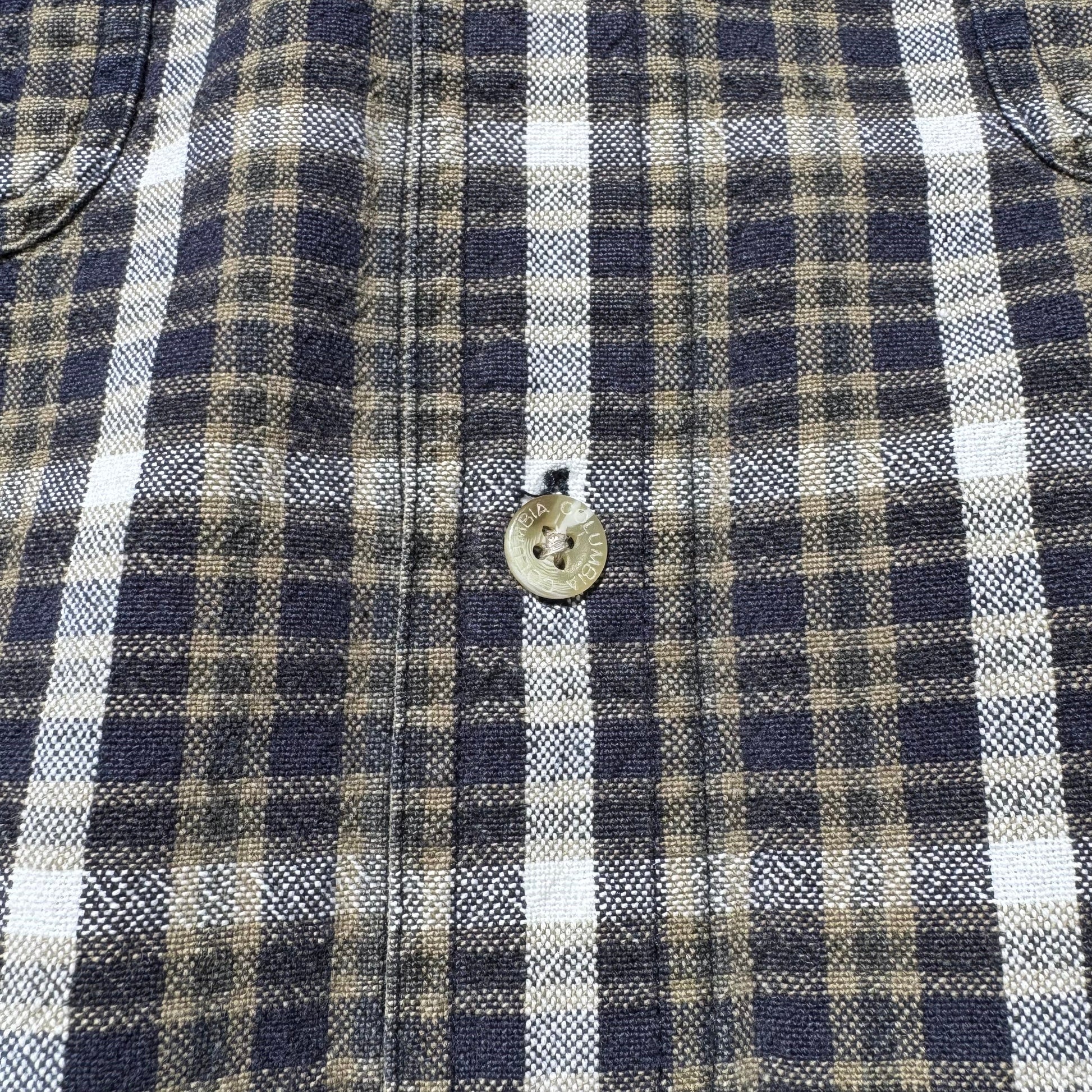 00s Columbia Checkered Double Pocket Shirt KiiChain Clothing