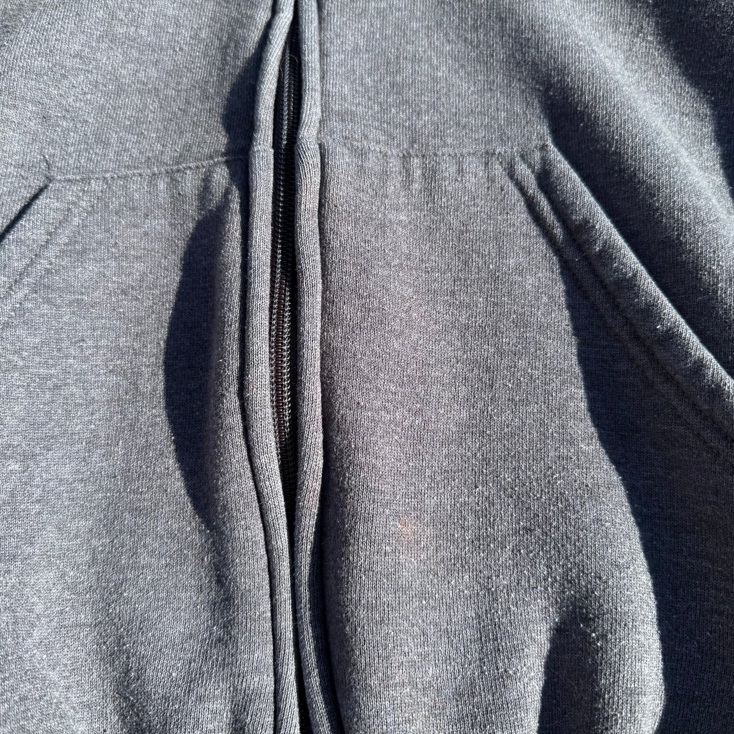 90s Russell Athletic Gray Zip-Up Hoodie KiiChain Clothing