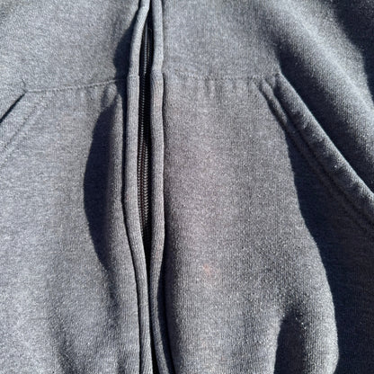 90s Russell Athletic Gray Zip-Up Hoodie KiiChain Clothing