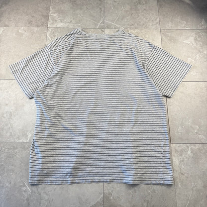90s Ralph Lauren Gray Border Single Stitch T-Shirt