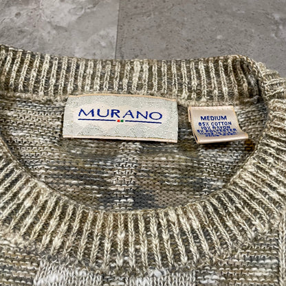 80s Murano Made in USA Design Knit