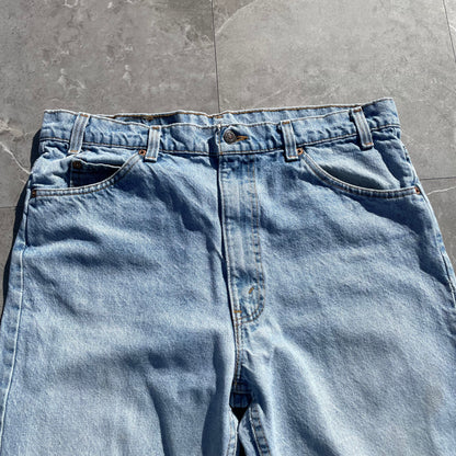 90s Levi's 505 Orange Tab Made in USA Denim 36x32