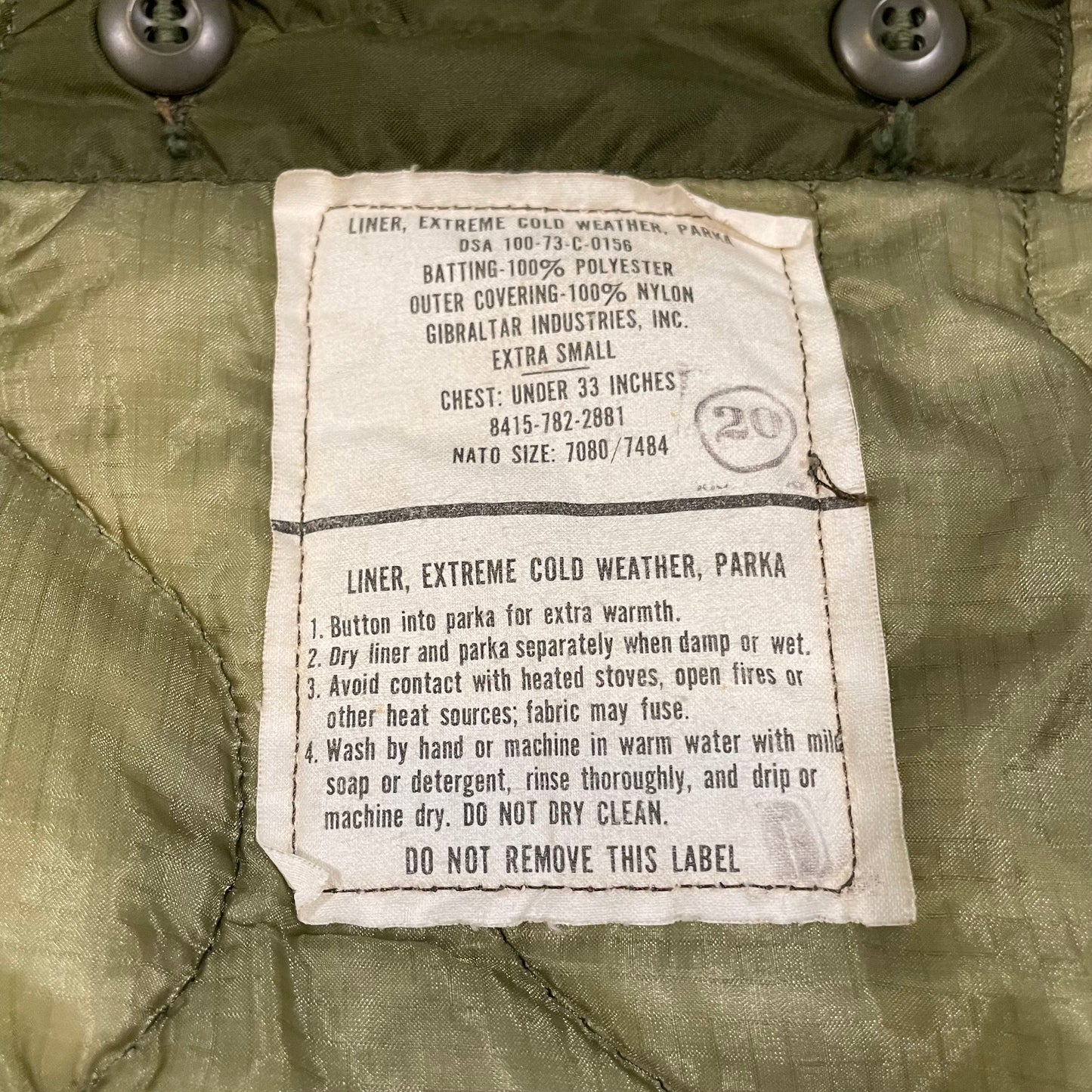 70s Military Extreme Cold Weather Parka