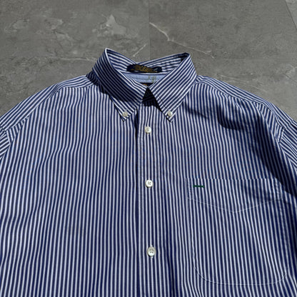 90s Tommy Hilfiger Blue Stripe Button Down Shirt KiiChain Clothing
