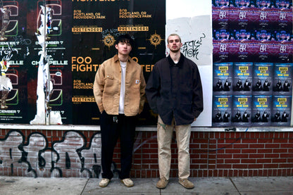 90s Dickies Made in USA Washed Gray Coverall Jacket