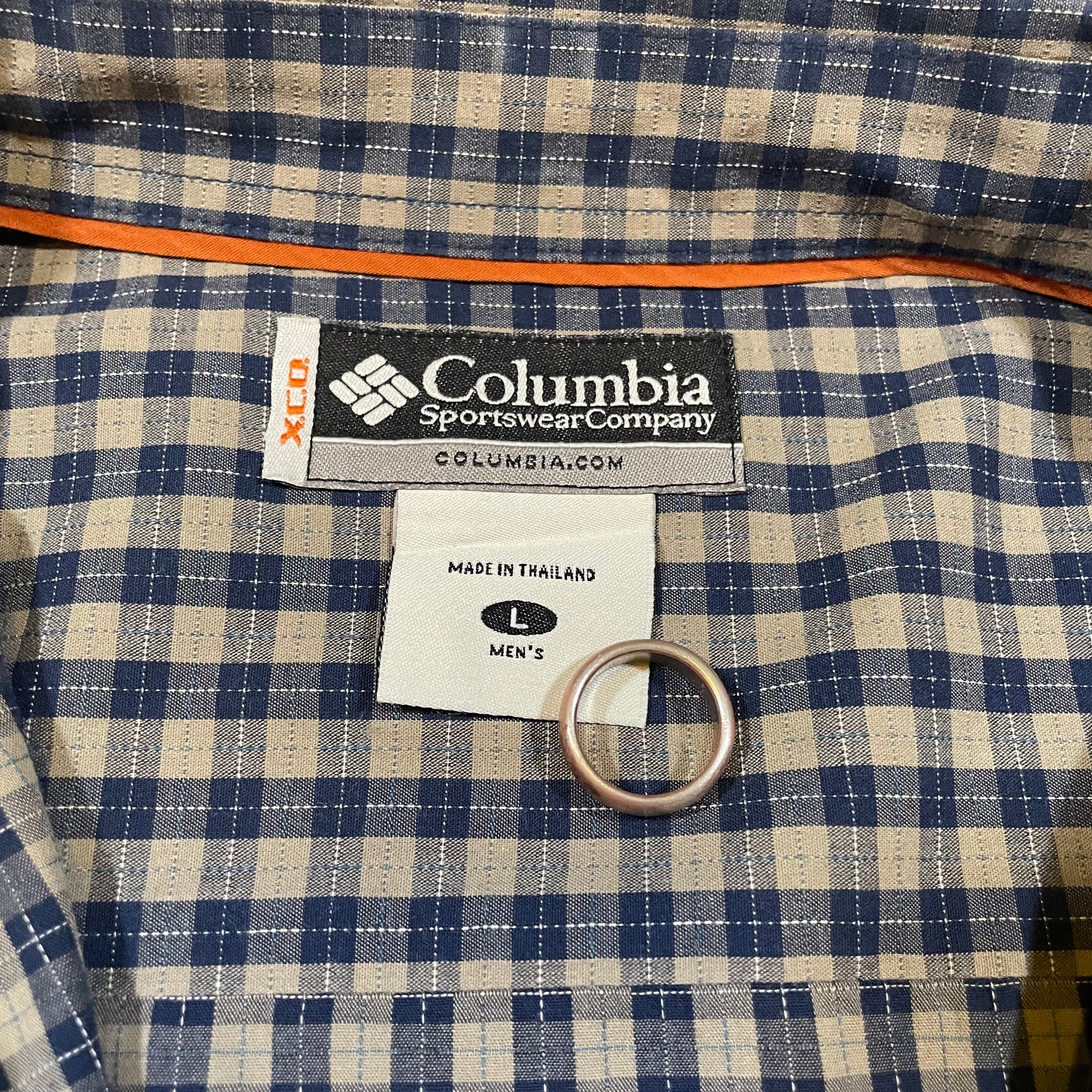 00s Columbia Checkered Button Down Shirt