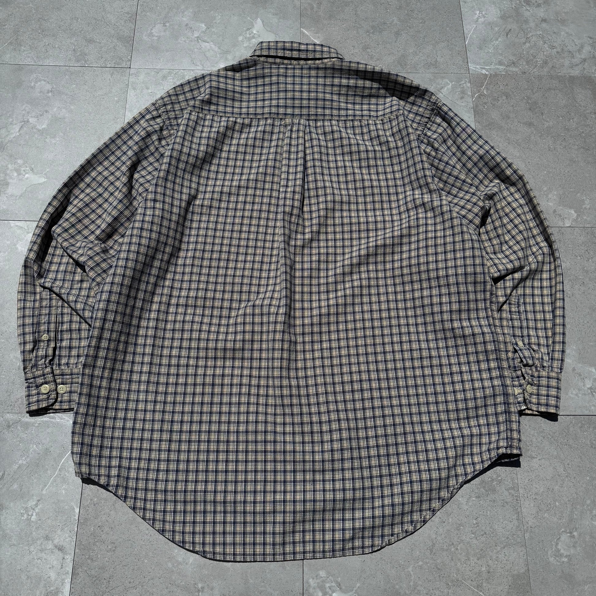 90s-00s Arrow Khaki’s BIG Oxford Checkered Shirt KiiChain Clothing