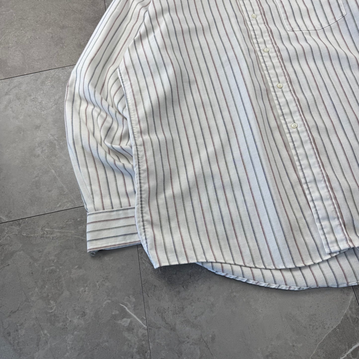 90s Arrow Dover Made in USA Striped Button Down Shirt