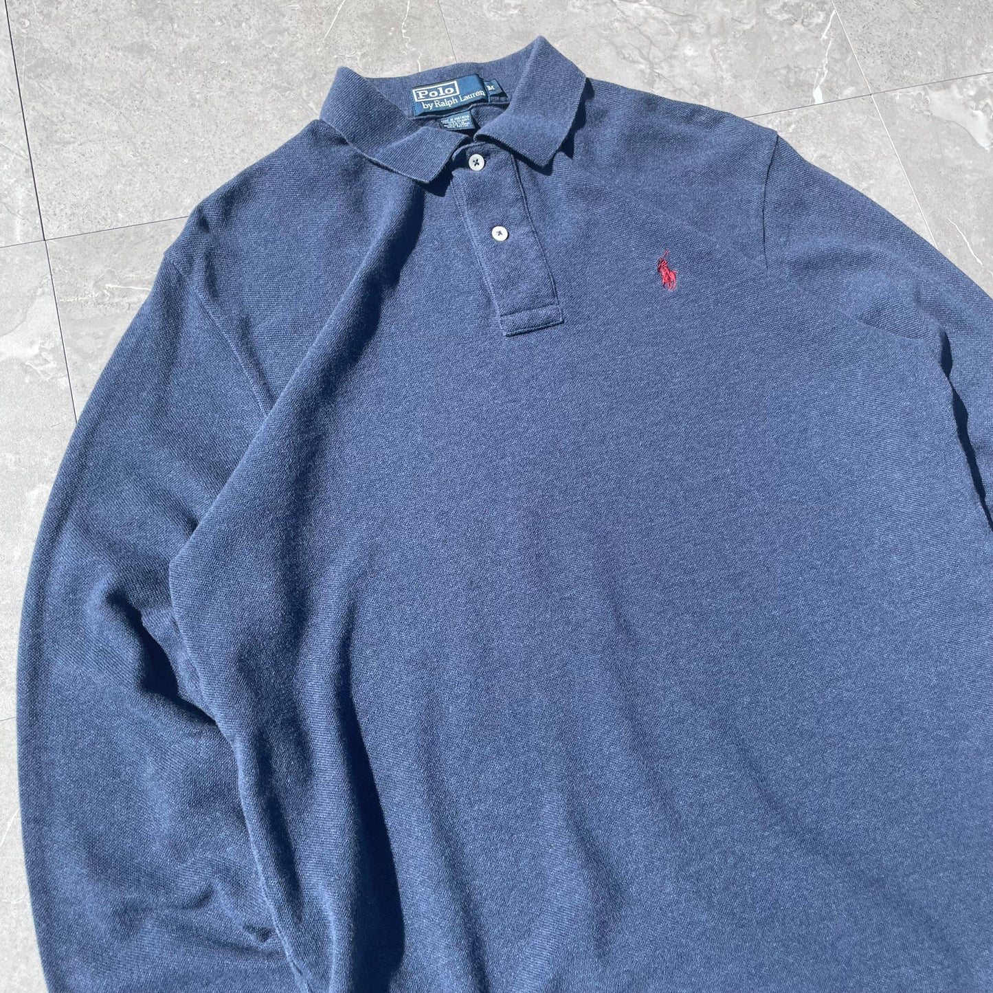 90s Ralph Lauren Made in USA Long Sleeve Polo Shirt