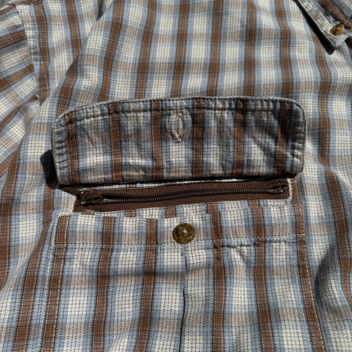 90s Cabela's Checkered Multi-Pocket Button Down Shirt KiiChain Clothing