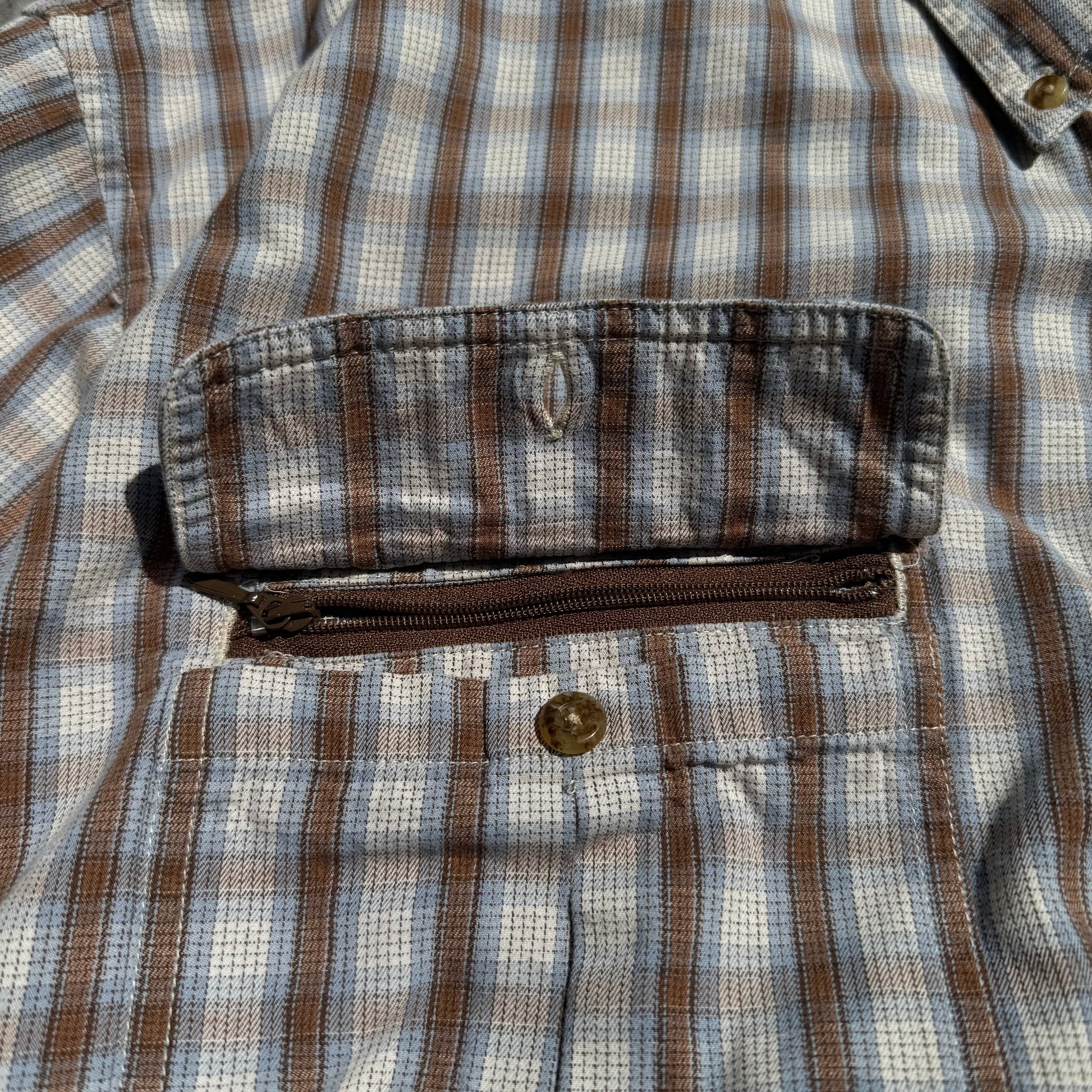 90s Cabela's Checkered Multi-Pocket Button Down Shirt KiiChain Clothing