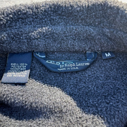 80s-90s Polo by Ralph Lauren Made in USA Fleece Swing Top Jacket